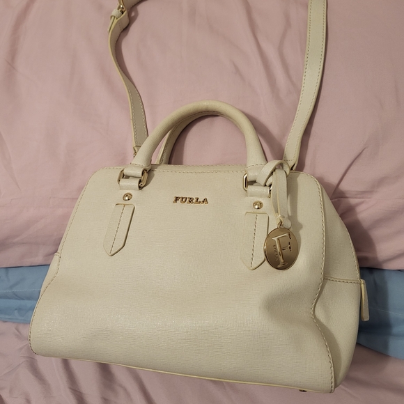 Furla Creme Crossbody Bag - Picture 2 of 16